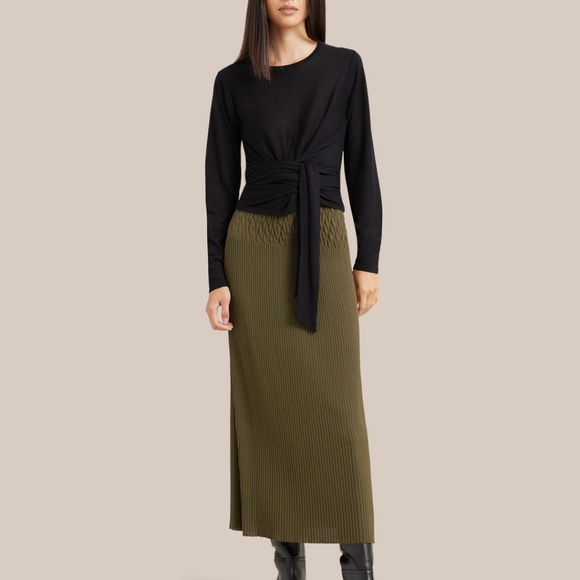 Modern Citizen Stevie Long-Sleeve Wrap Sweater - Picture 5 of 15